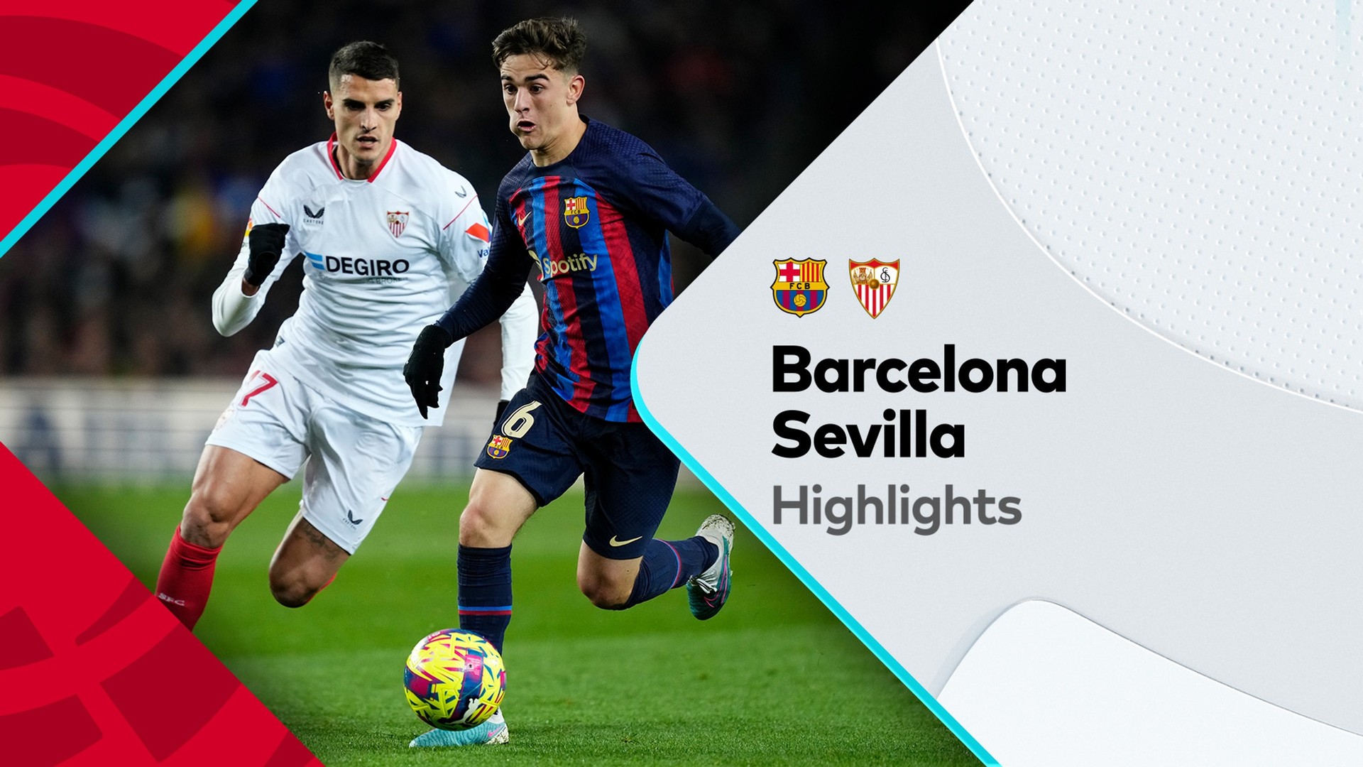 Highlights: Barcelona v Sevilla-LaLiga 05-02-2023